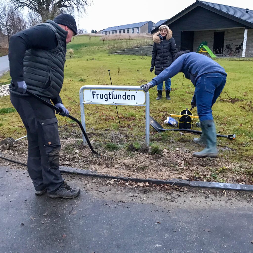 Den første tid i Frugtlunden